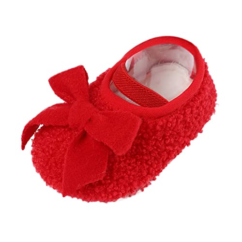 hallenturnschuhe mädchen - Kleinkind krabbelsocken Sockenschuhe baby antirutsch Lauflernschuhe Gummisohle sportschuhe Junge stoppersocken weich von Generic
