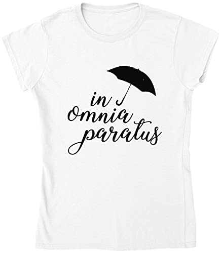 in Omnia Paratus Damen T-Shirt! Gr. M, weiß von Generic