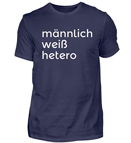 männlich, weiß, hertero | Männer Wikinger Germanen Oldschool Alte Werte Werteverfall Mann - Herren Shirt von Generic