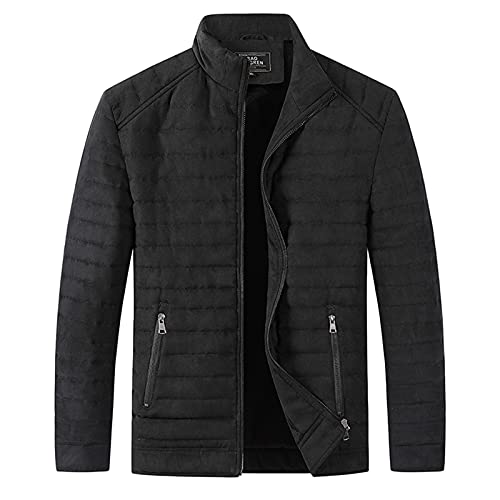 mantel herren,Herren Winterjacke Übergangsjacke Warm Stehkragen Daunenjacke Steppjacke Wintermantel Warme Daunenmantel Jacke Outdoorjacke Mantel Herrenjacken Leichte Wintermantel von Generic