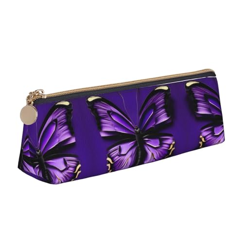 mit Reißverschluss Bleistift Beutel Süßer lila Schmetterling Stiftetasche Tragbar Stifte-Organizer für Student Mädchen Schule von Generic