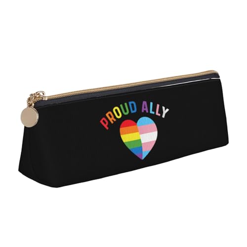 mit Reißverschluss Briefpapier Tasche Pride Month LGBTQ Gay Pride Verbündeter Bleistift Tasche Strapazierfähig Stiftetasche für Erwachsener Büro Jungen von Generic