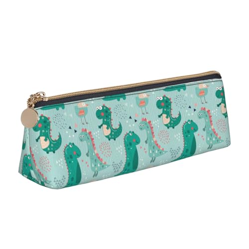 mit Reißverschluss Federmäppchen Niedlicher Cartoon-Dinosaurier Mäppchen Tragbar Pencil Case für Schule Damen Erwachsener von Generic