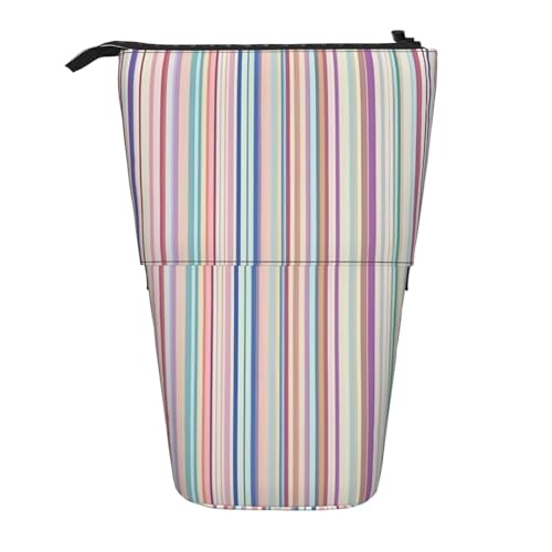 mit Reißverschluss Federtasche Farbstreifen. Briefpapier Tasche Strapazierfähig Bleistiftetui für Schulsachen Damen Kinder von Generic