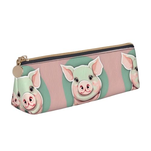 mit Reißverschluss Stifthalter Süßes Langohrschwein Briefpapier Tasche Stylisches Bleistift Tasche für Damen Teenager Erwachsener von Generic