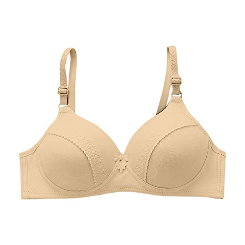 ohne Stahlring Französisch Sexy Schöner Rücken BH French Low Cut Großer offener Rücken Push-Up BH Anti Schlabber Brust Kollektion Unterwäsche bequemer und sexy BH Sportbekleidung Damen von Generic