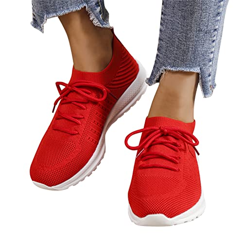 orthopädische Schuhe Damen Turnschuhe Damen Plateau Classic Outdoor Laufschuhe Frauen Sportschuhe Weiss Hoch Sneaker Freizeitschuhe Slip-On Schuhe Fußballschuhe für Outdoor Jogging Fitness XG104 von Generic