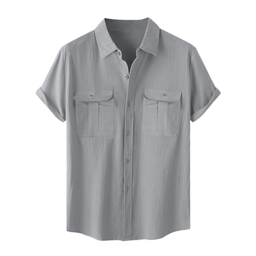 retourenkauf Angebote Leinenhemd Herren Sommer Stretch T Shirt Kurzarm Passform Tops Komfortables Passform Hawaiihemd Regular Workout Arbeitshemd Sportshirt Bequeme Casual Herrenhemd retourenkauf Angebote Leinenhemd Herren Sommer Stretch T Shirt Kurzarm Passform Tops Komfortables Passform Hawaiihemd Regular Workout Arbeitshemd Sportshirt Bequeme Casual Herrenhemd von Generic