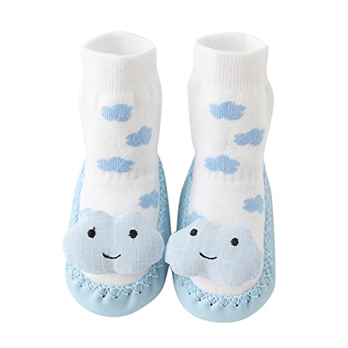 stoppersocken baby Plüsch - Babyschuhe Rutschfeste Lauflernschuhe Kleinkind Winterschuhe Flauschig Bodensocken Weicher sockenschuhe Flauschig Fleeceschuhe von Generic
