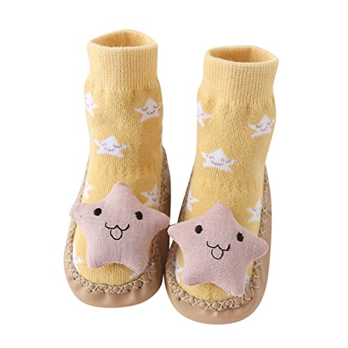stoppersocken baby Plüsch - Babyschuhe Rutschfeste Lauflernschuhe Kleinkind Winterschuhe Flauschig Bodensocken Weicher sockenschuhe Flauschig Fleeceschuhe von Generic