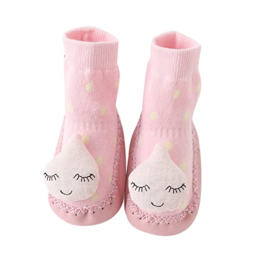stoppersocken baby Plüsch - Weicher sockenschuhe Babyschuhe Rutschfeste Lauflernschuhe Kleinkind Winterschuhe Flauschig Bodensocken Flauschig Fleeceschuhe von Generic