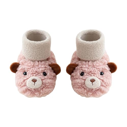 stoppersocken baby - sockenschuhe Kleinkind krabbelsocken Weicher Bodensocken Mädchen kinderschuhe Rutschfeste Junge Lauflernschuhe Stricken von Generic
