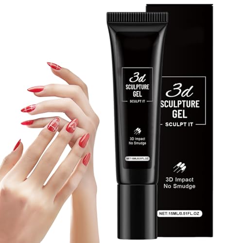 3D - Kunstbauer für kreative Designs | Langanhaltende Skulptur für Verlängerungen, professionelle UV-Verlängerungen für den Salon und Maniküre zum Selbermachen 3D - Kunstbauer für kreative Designs | Langanhaltende Skulptur für Verlängerungen, professionelle UV-Verlängerungen für den Salon und Maniküre zum Selbermachen von Genérico