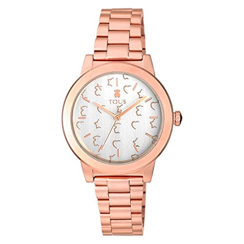 Armbanduhr Tous aus Stahl, rosa, verziertes Zifferblatt 100350640 von TOUS
