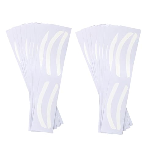 Augenbrauenschablonen, Augenbrauenaufkleber – Stirn-Shaper Schablonen & 50 Paar Professionelle Vorlagen | Formklebebandkleber & Airbrush-Aufkleber Zum Tönen von Make-up von Genérico