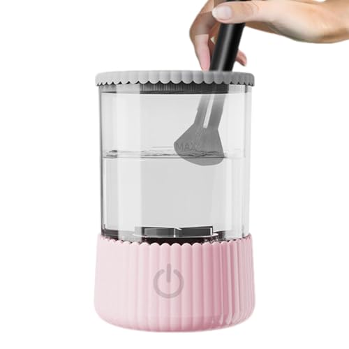 Automatischer Make-up-Pinselreiniger, elektrischer Make-up-Pinselreiniger, 2-in-1-Make-up-Pinseltrockner und Make-up-Pinselwaschmaschine für Frauen und Mädchen von Genérico
