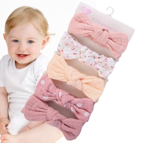Baby Girl Bows and Dadem, Bows für Mädchen, Baby-Stirnband, 18 x 3,6 cm, mit Knoten, elastisches Kopfwickelzubehör für tägliche Kleidung Baby Girl Bows and Dadem, Bows für Mädchen, Baby-Stirnband, 18 x 3,6 cm, mit Knoten, elastisches Kopfwickelzubehör für tägliche Kleidung von Genérico