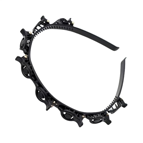 Bangs Diargina Bangs Haarschmuck, Beatpin Dienband, Haarband, mit Clips, professionelle Haarklammern, elegantes Haarwerkzeug für Muj von Genérico