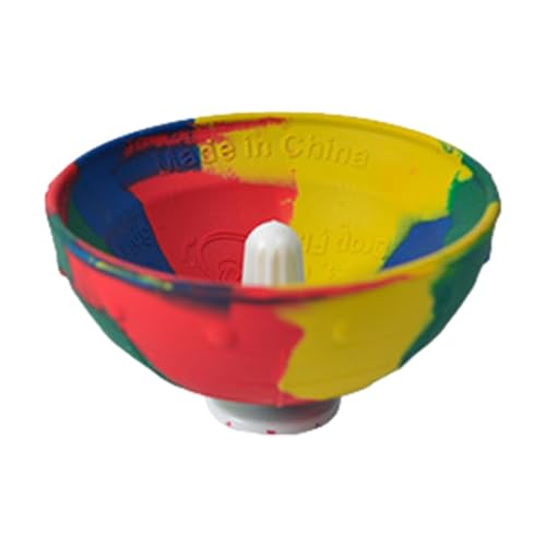 BouncingToys Spring-Bälle für Kinder, drehbare Gummi-Schüssel, kreatives Spiel für Kinder und pädagogische Sportarten, Spielzeug im Freien, für Spielplatz, Zuhause, Reisen, Schulen und Jar von Genérico