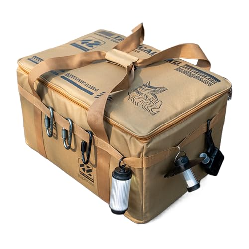 Camping Storage Bag - Gear Storage Bag | 15,55 x 10,83 x 9,45 Zoll Camping Cookware Organizer Tote Bag 30L Soft Utility Container Waterproof Duffel For Garage Beach Barbecue Drinks Pot Bowl von Genérico