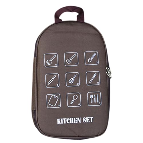 Campingtasche - Camping Cooking Utensils Set Picknick Tasche | Rucksack mit hoher Kapazität | Wasserdichte Aufbewahrungstasche für Kochutensilien / Picknick | Utensilien-Organizer von Genérico