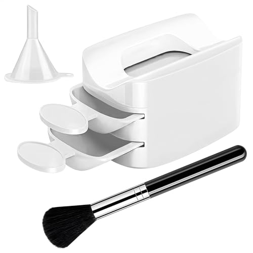 Container Nagelwichtel – Nagelpulver-Tablett für Nagelwichtel | Doppel-Pulver-Tablett | tragbarer Behälterhalter für Glanz | Handwerkzeuge für Frauen, Tech Nail T von Genérico