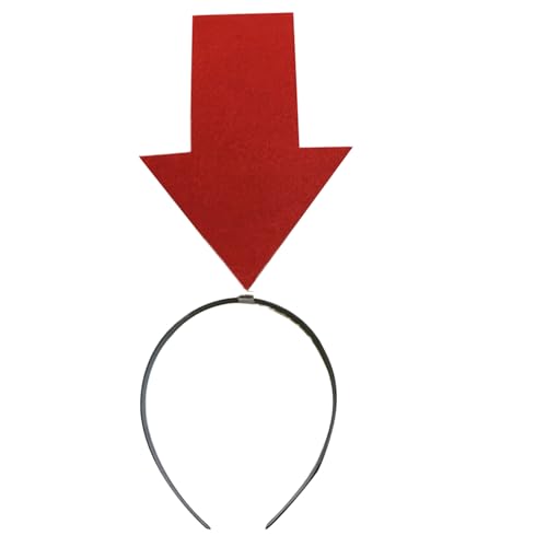 Diema mit Pfeilspitze, Arrowhead Haarreif, lustiger Markenkopf, elastisches Zubehör für neuartige Haare, Spielhelm für Fotokabinen von Genérico