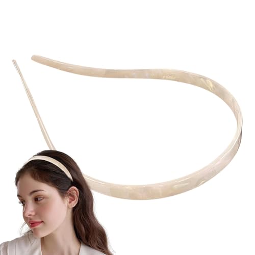 Dünnes Haarband – dünner Kopfring mit Zähnen | Kopfband mit dünnem Kamm | Haarreif mit Zähnen für Frauen | Haarzähne, kein Verrutschen | Kammkopf von Genérico