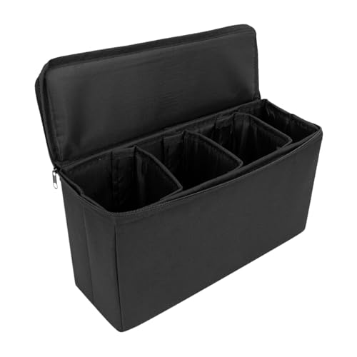 Etui für Graduierungskarten | Kartendecks 26,7 x 8,9 x 14,6 cm mit 3 internen Trennwänden für leichte Verwendung: faltbarer Kartenhalter und Aufbewahrungszubehör P von Genérico