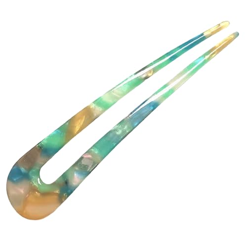 Französische Twist Haarnadeln aus Acryl, französische Haarnadeln, U-förmige Stecknadeln für lang und dick, sicheres Styling-Werkzeug für Frauen und N von Genérico