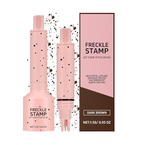 Freckles Stempel – Magic Liquid Fake Freckles Air Cushion | Nackenstift aus Leder aus Leder | Gesichtspunktstift | Fake Werkzeug mit natürlicher Imitation wasserdicht von Genérico