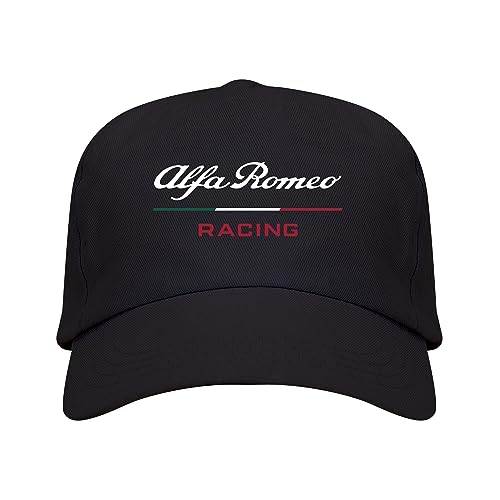 Genérico Alfa Romeo Racing Logo Cap schwarz für Herren, Schwarz , One size von Genérico