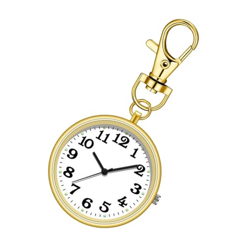 Genérico Clock Keychain, Watch with Key Buckle, Round Pocket Watch Backpack, Watch Pendant, Round Classical Pocket Key Chain, Stylish Exquisite Clip Watch Bag Charm für Familien, Ferien und Freunde Genérico Clock Keychain, Watch with Key Buckle, Round Pocket Watch Backpack, Watch Pendant, Round Classical Pocket Key Chain, Stylish Exquisite Clip Watch Bag Charm für Familien, Ferien und Freunde von Genérico