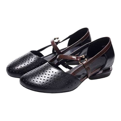 Genérico Damen-Wanderschuhe mit rutschfester Sohle, Tennisschuhe, elastische Schnürsenkel, leicht und robust, Schwarz , 36 EU Genérico Damen-Wanderschuhe mit rutschfester Sohle, Tennisschuhe, elastische Schnürsenkel, leicht und robust, Schwarz , 36 EU von Genérico