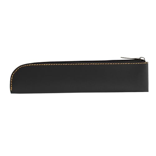 Genérico Federmäppchen – dünne Bleistifttasche | Tragbare Organizer-Tasche mit Reißverschluss für Erwachsene, Arbeit und Reisen, Schwarz , Consulte la descripción, Siehe Beschreibung von Genérico