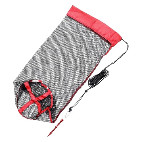 Genérico Fischnetztasche – tragbare Nylon-Netztasche | Kordelzugbeutel | multifunktionale Netztasche aus Nylon | leichte Netztasche zum Angeln auf Pa von Genérico