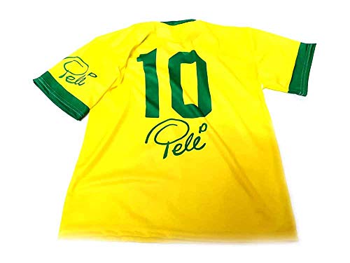 Generico Gedenk-T-Shirt, ohne Marke, bedruckt, T-Shirt, Brasilien, preisgünstig, ohne Logos und Marke für diejenigen, die sich nicht mehr wünschen wollen., Gelb 10 Jahre von Generico