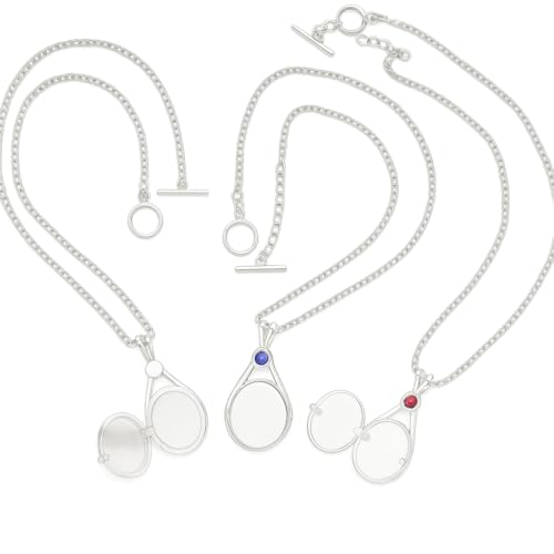 Genérico H2O Meerjungfrauen-Halskette – Anhänger einfach Wasser hinzufügen – Muschel zum Öffnen H2O, promedio, Messing, versilbert, Camee von Genérico