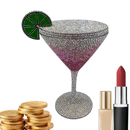 Genérico Handtaschen aus Glitzer für Damen | Partytasche in Cupform | Elegante Abendtasche für Frauen auf Partys, besonderen Anlässen und für Modeliebhaber, A, Consulte la descripción von Genérico