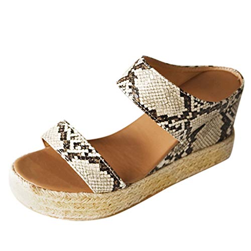 Genérico Keilabsatz für den Strand, Damen, offene Keilabsätze, atmungsaktiv, lässig, mit Keilabsatz, für Damen, Sommer, breite Stiefel, speziell für Damen, braun, 38 EU Genérico Keilabsatz für den Strand, Damen, offene Keilabsätze, atmungsaktiv, lässig, mit Keilabsatz, für Damen, Sommer, breite Stiefel, speziell für Damen, braun, 38 EU von Genérico