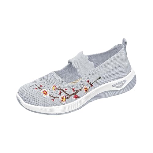 Genérico Laufschuhe für Damen, Sportliche Einlegesohlen aus Memory-Schaum, leicht, elastisch, leicht und robust, grau, 42 EU Genérico Laufschuhe für Damen, Sportliche Einlegesohlen aus Memory-Schaum, leicht, elastisch, leicht und robust, grau, 42 EU von Genérico