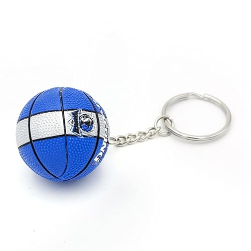 Genérico NBA Schlüsselanhänger - Keychain - Sammlerstücke Verschiedene Ausrüstung Sportball Basketball - Kreativer 3D Anhänger, Dallas Mavericks, S von Genérico