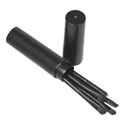 Genérico Schauen Sie sich das Bürstenset an, 5 x Borstenpulver-Details, Reparaturwerkzeug für Eckenreiniger, bequemer Griff für Halsketten, Ringe von Genérico