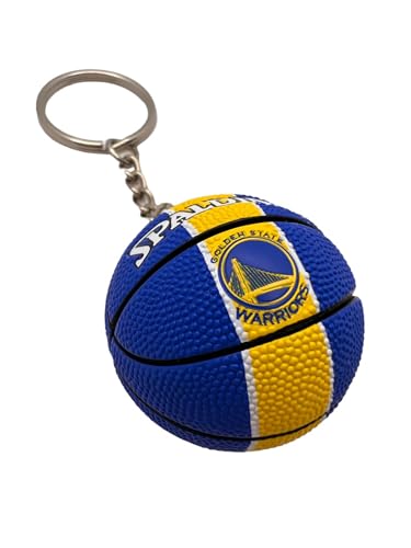 Generico Schlüsselanhänger kompatibel mit NBA Warriors im Etui Farbe Einhorn Basketball Gadget Zubehör Geschenkidee Herren Damen Kinder Kreativer Anhänger 3D, Gelb Und Lila, One size von Generico