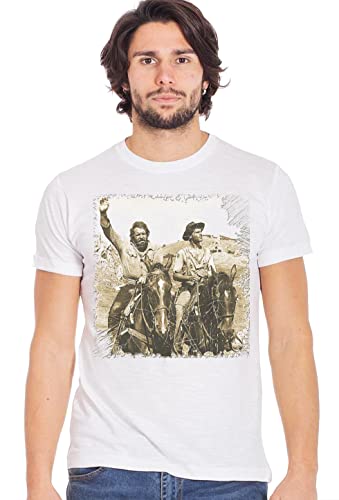 Generico The Legend a Pferd Art. 18-70-4 T-Shirt Urban Herren 100% Baumwolle BS, Weiß, XXL von Generico