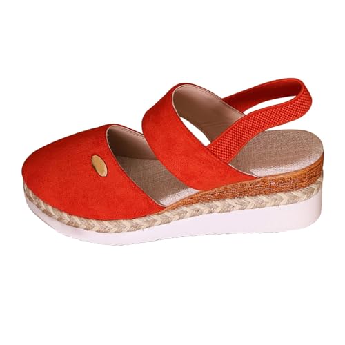 Genérico Trekking-Sandalen für Damen, für Wasser, orthopädische Sandalen, bequem, Sommer, Mode, Slip On geflochten, Zehenkappe, verstellbarer Schnallenverschluss am Knöchel, verstellbare Genérico Trekking-Sandalen für Damen, für Wasser, orthopädische Sandalen, bequem, Sommer, Mode, Slip On geflochten, Zehenkappe, verstellbarer Schnallenverschluss am Knöchel, verstellbare von Genérico