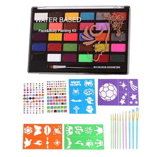 Gesichtsbemalungs-Set: Professionelles Bodypainting-Set, Make-up-Palette für Kinder, trocknet schnell für Halloween, Ostern, Themenpartys, Festivals, Veranstaltungen für Kinder, Verbesserung von Genérico