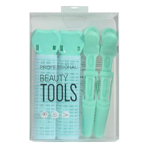 Haarclips - natürlich schwammige Haarclips | Instant-Haarclip | 4 Stück Haarrollen mit Volumen-Clip für Frauen Mädchen lockiges Haar von Genérico
