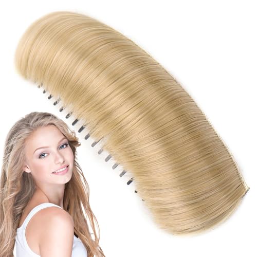 Haarknoten für Notebook – unsichtbare Basis für das Haar | Erweiterte Frisurenverlängerung einfach zu verwenden | unsichtbarer Dutt für die Haarbasis zur Hervorhebung der Haare für Mädchen und Frauen von Genérico