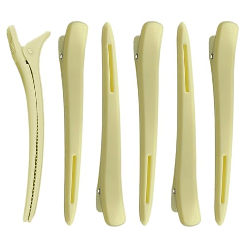 Haarkralle ohne Verrutschen: Entenknochen-Clips, hitzebeständig, perfektes Haarstyling-Zubehör für Frauen, Profe von Genérico